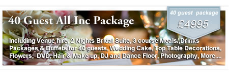 40 Guest Inclusive Wedding Package at Gretna Green