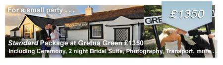 Standard Wedding Package at Gretna Green