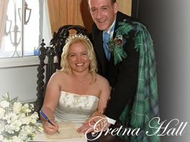 Gretna Hall, famous for weddings since 1710