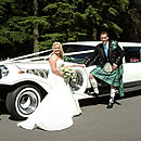 Wedding Car at Gretna Hall