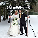 The Gretna Green sign at Gretna Hall