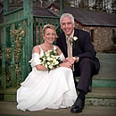 Sitting on The Gazebo Steps at Mill Forge