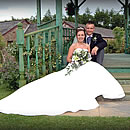 Sitting on The Gazebo Steps at Mill Forge