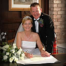 Signing the Register at Blacksmiths Shop