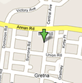 Location Map for Gretna Green One Stop Weddings