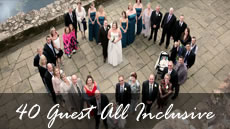 40 Guest All Inclusive Wedding Package