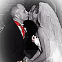 Couple kissing at Gretna Wedding Venue